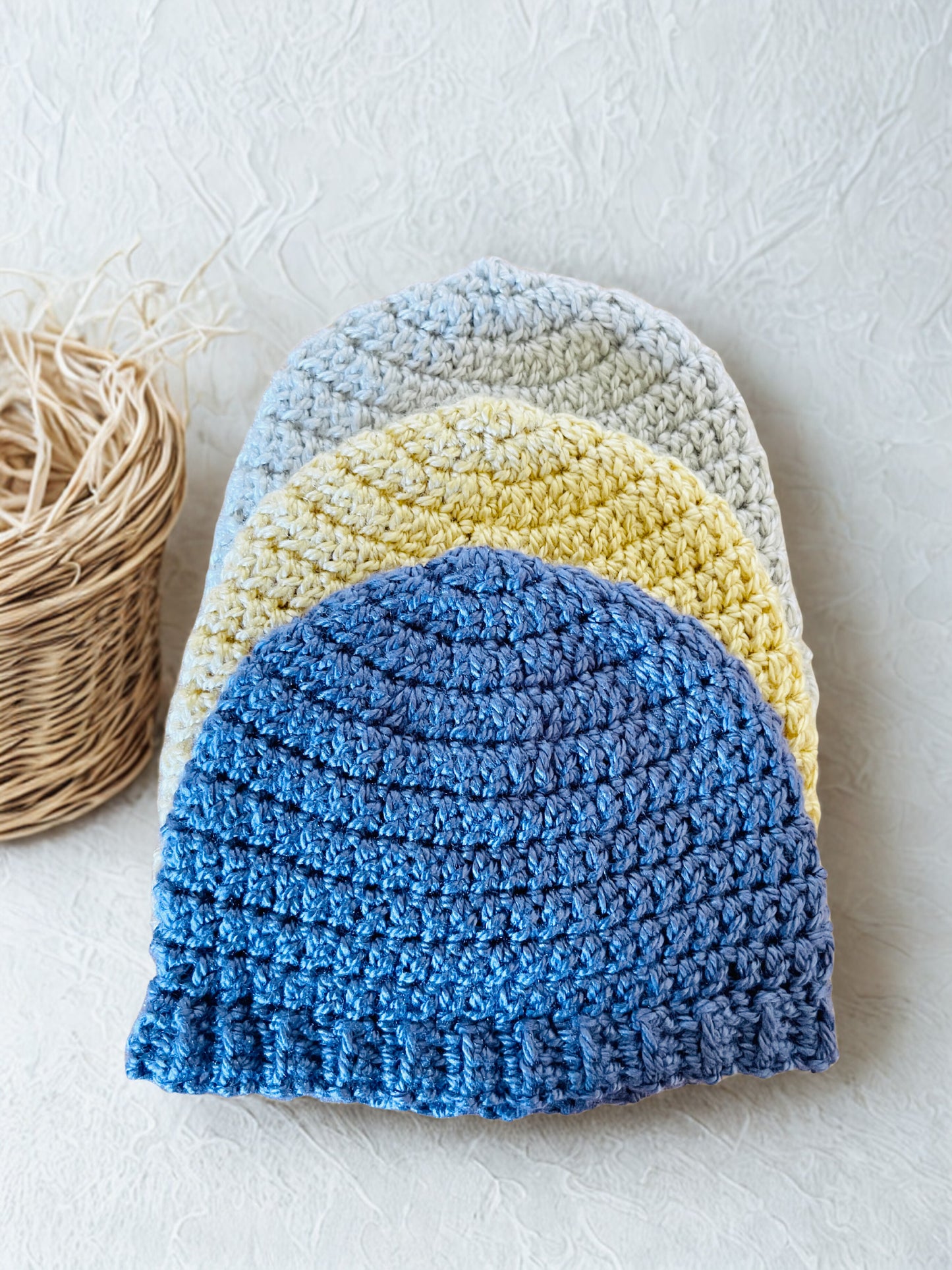 Baby Beanies:  0-3 Months