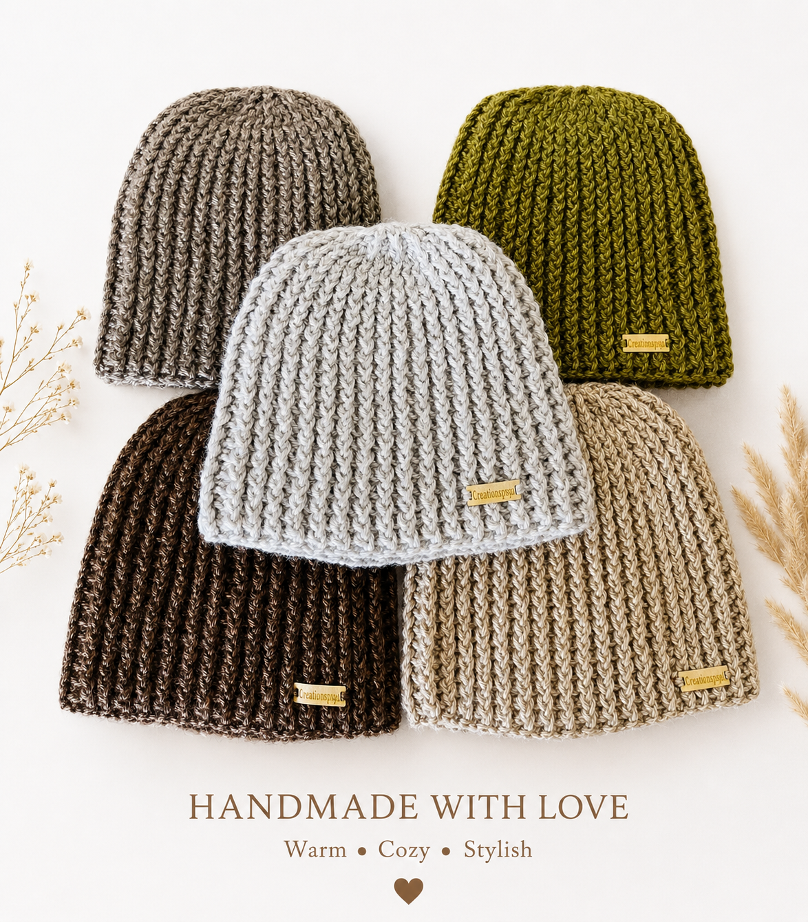 Handmade Crochet Beanies- Unsex Adult Beanies