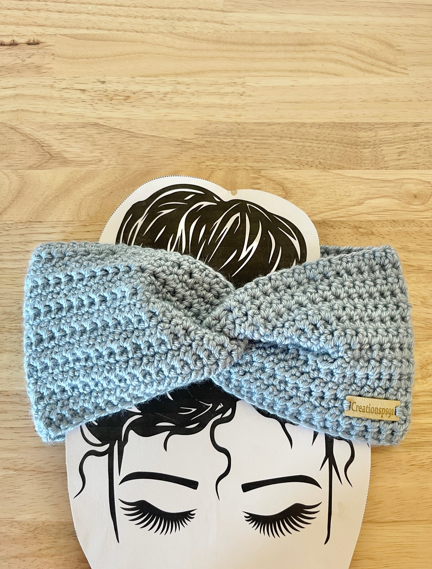 Handmade crochet headband , 100% premium acrylic yarn, circumference 22", washable and tumble dry