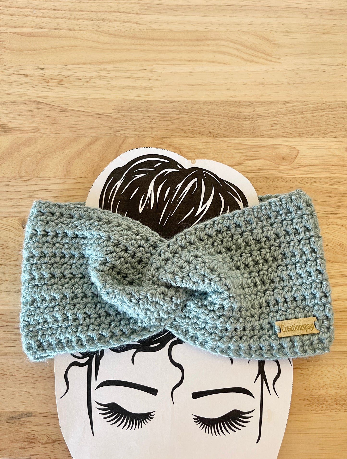 Handmade crochet headband , 100% premium acrylic yarn, circumference 22", washable and tumble dry
