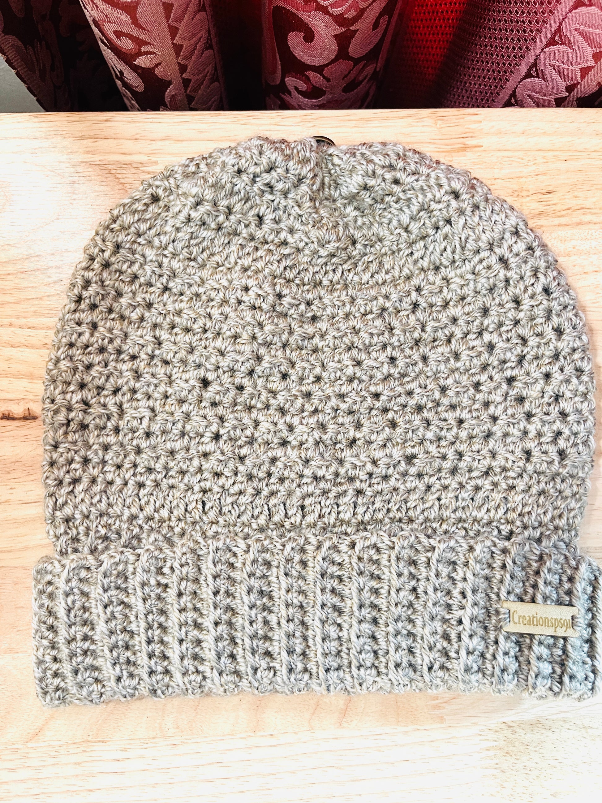  handmade crochet women's ridded beanie , 100% premium acrylic yarn, detachable Pom pom (faux fur),circumference 22", machine wash tumble dry , 