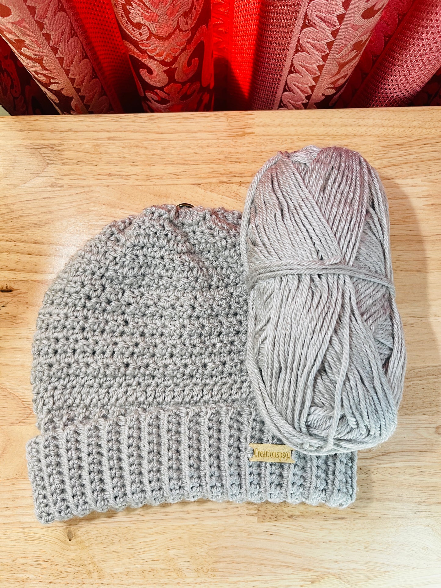  handmade crochet women's ridded beanie , 100% premium acrylic yarn, detachable Pom pom (faux fur),circumference 22", machine wash tumble dry , 