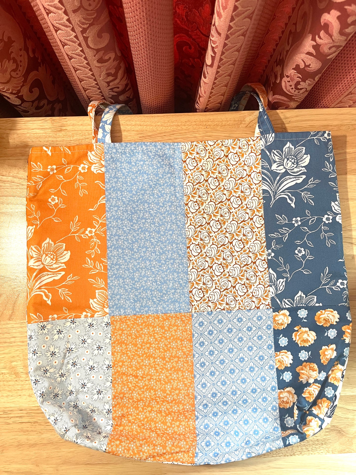 Handmade Reversible Shopper Tote Bag