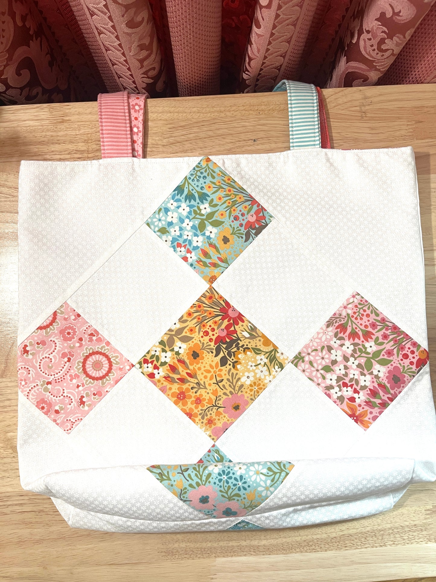 Handmade Reversible Shopper Tote Bag