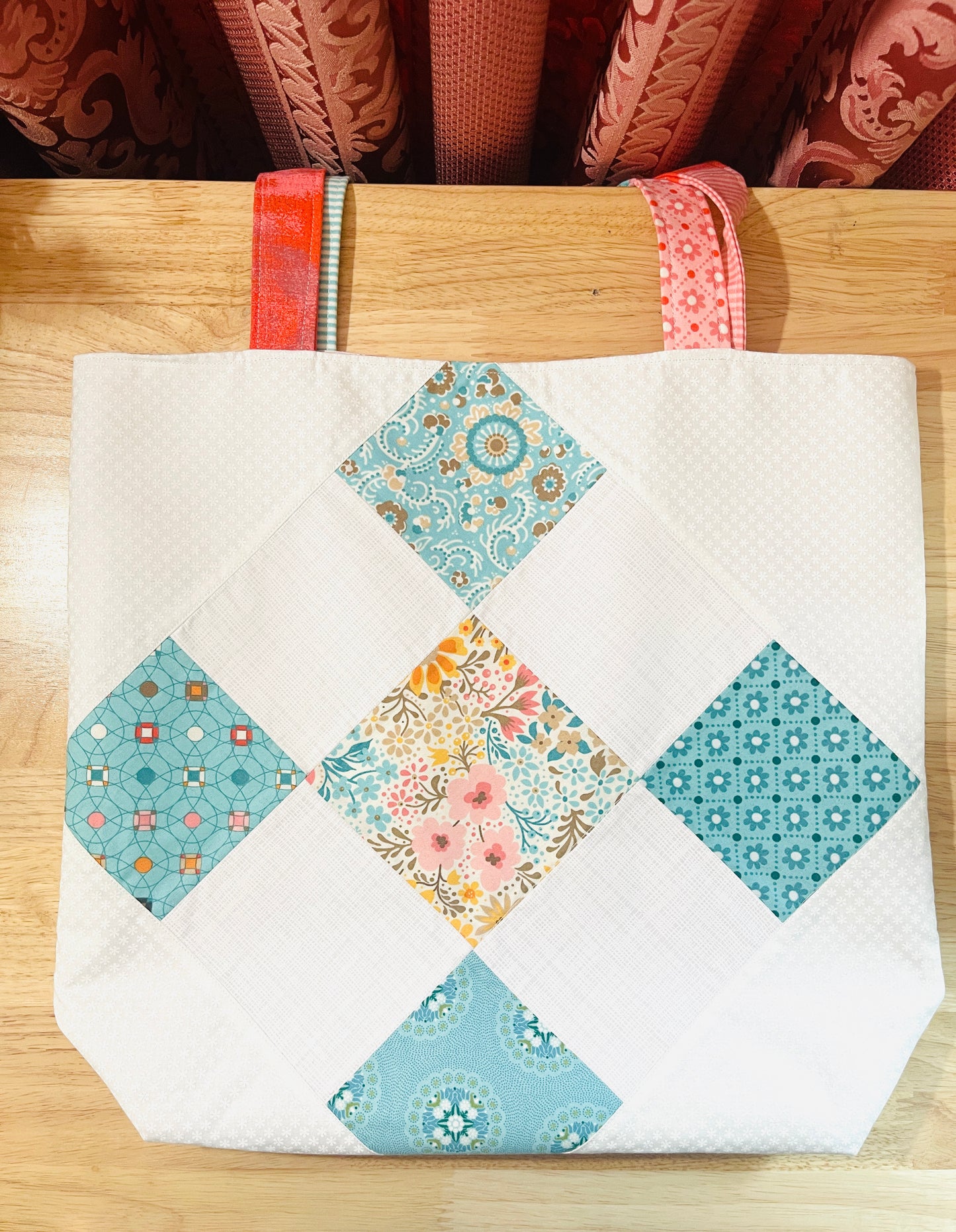 Handmade Reversible Shopper Tote Bag