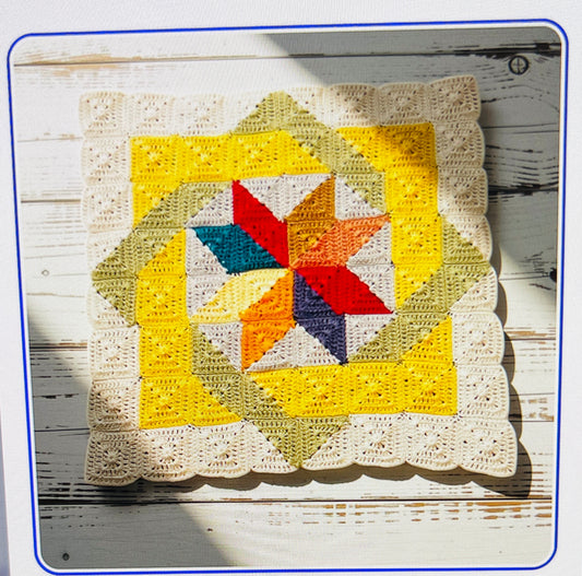 Crochet BOM Labyrinth Granny Square Pattern- Digital PDF