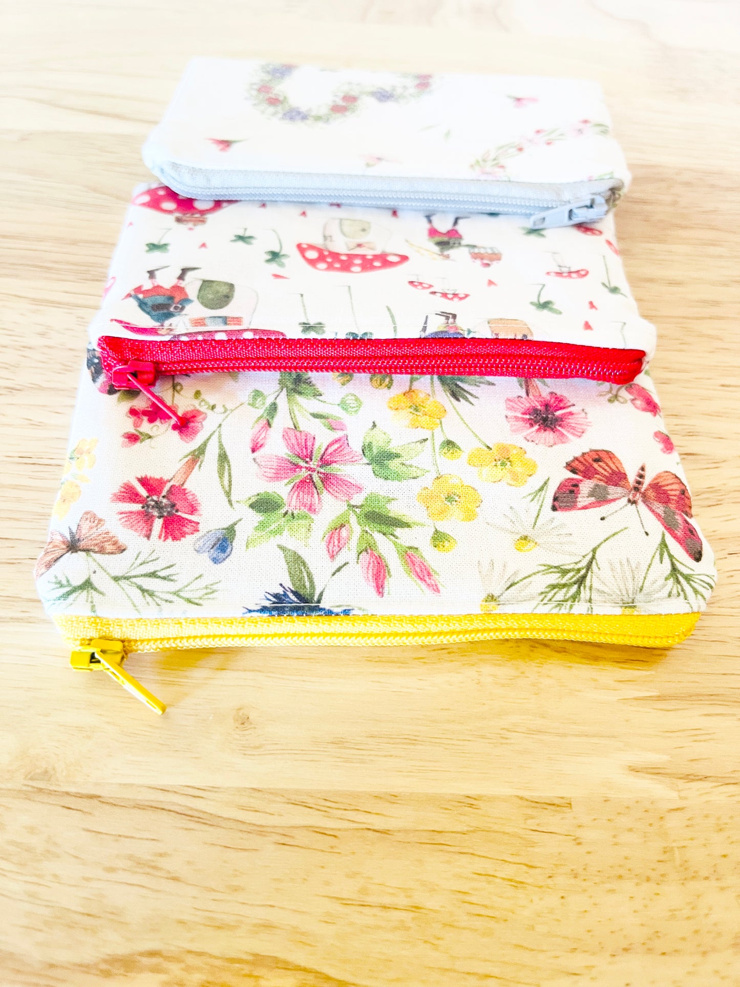 Handmade Mini Zipper Pouches