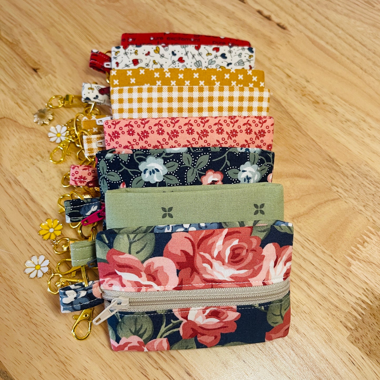 Handmade Mini Zipper Pouches