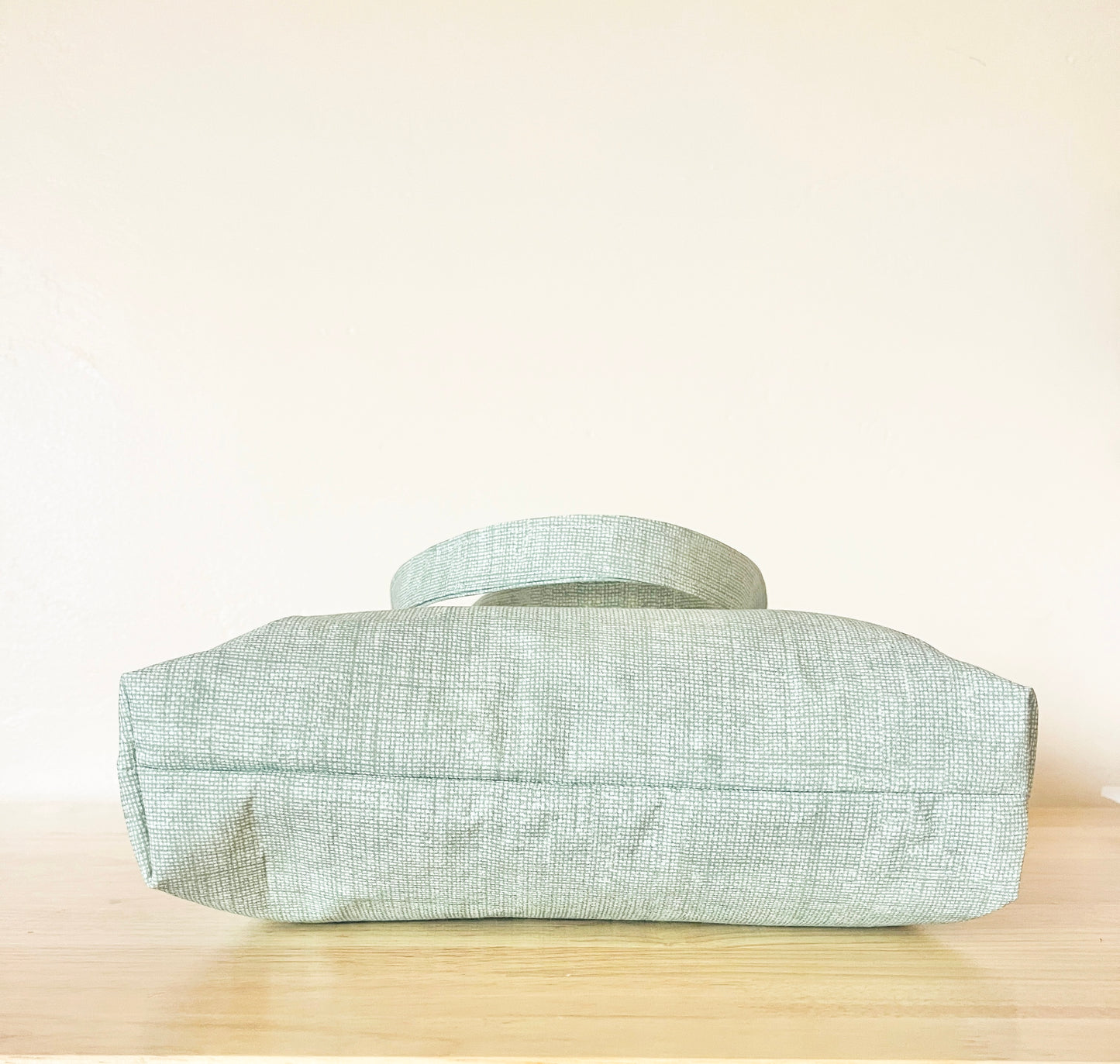 Linen Look Tote Bag: House & Flowers Liner