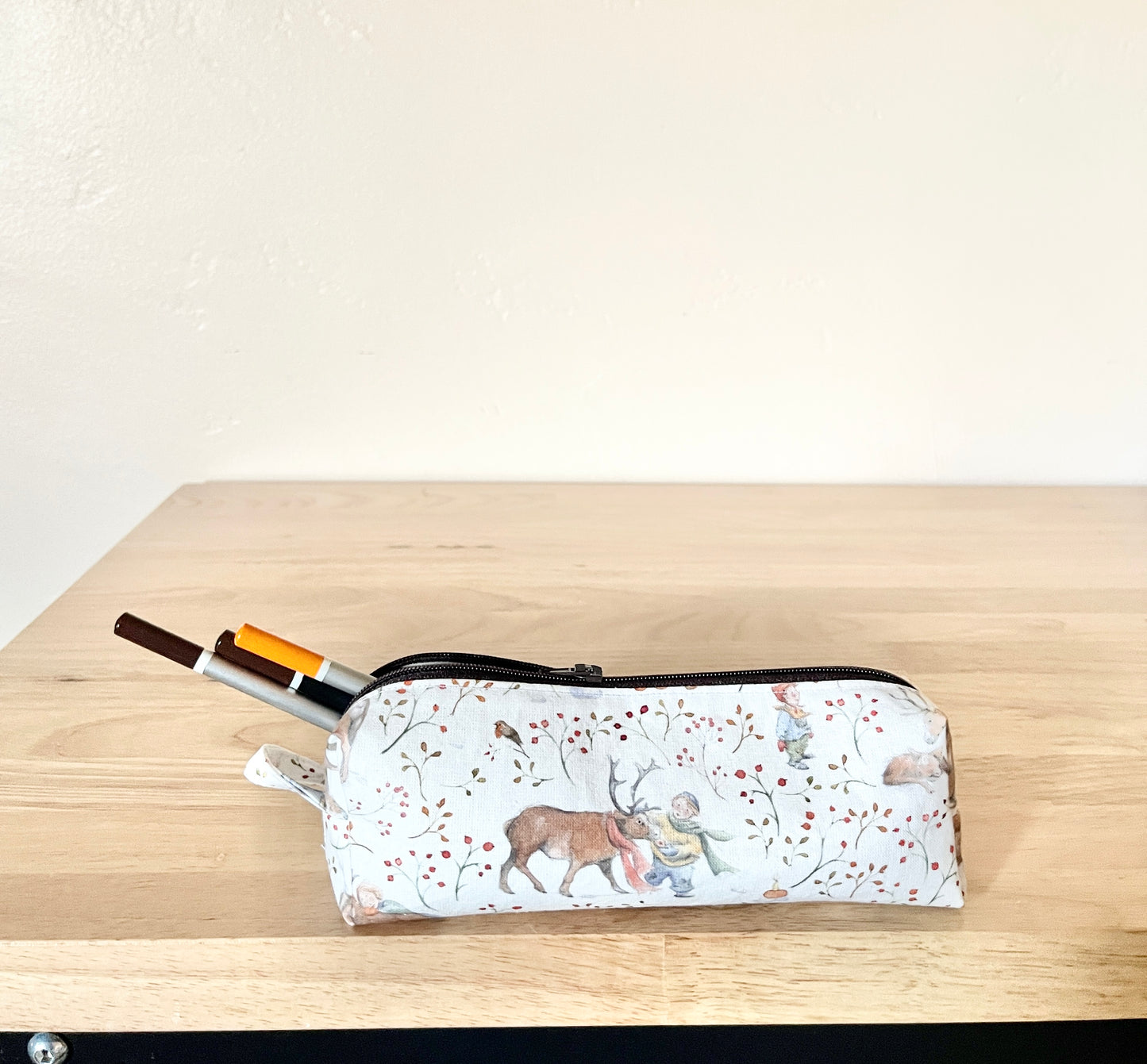 Handmade Pencil Zipper Pouch