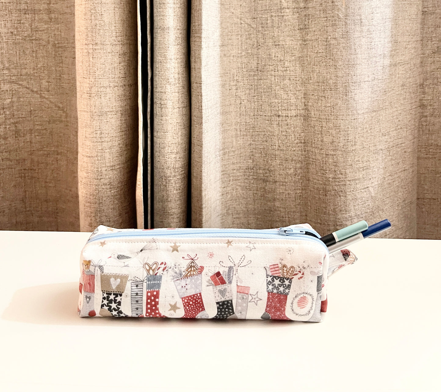 Handmade Pencil Zipper Pouch