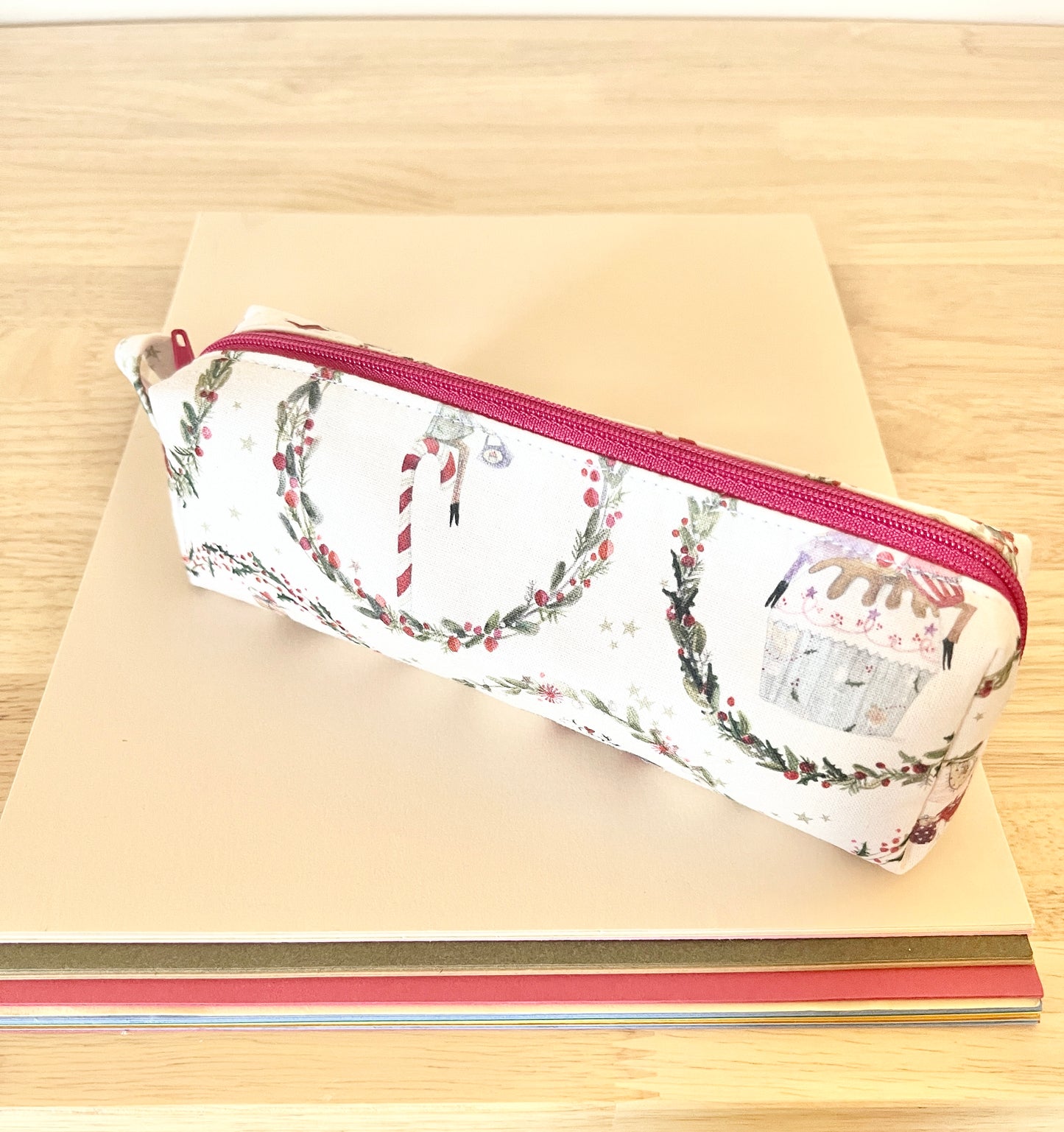 Handmade Pencil Zipper Pouch