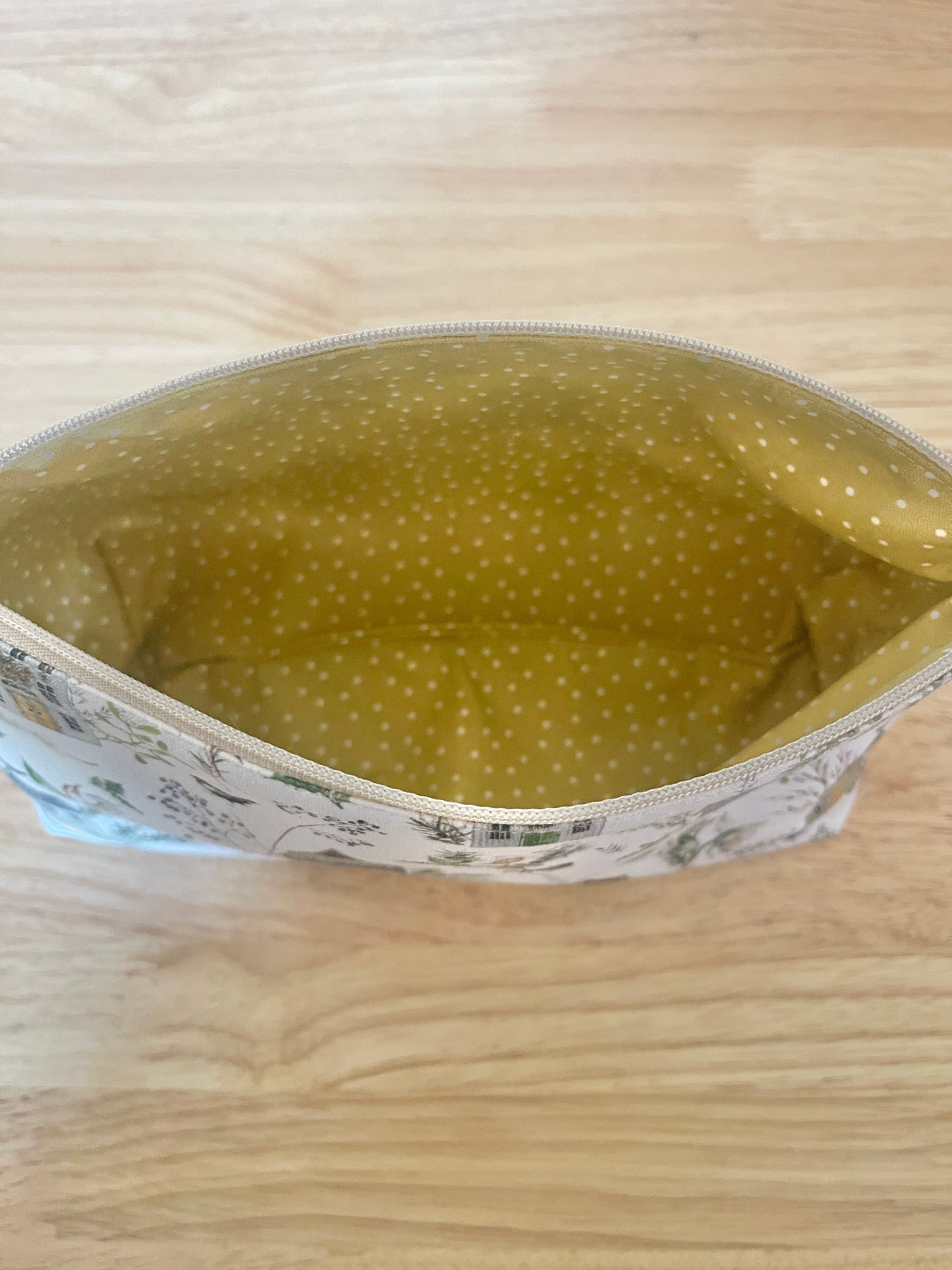 Handmade Reversible Tote Bag & Zipper Pouch Bundle