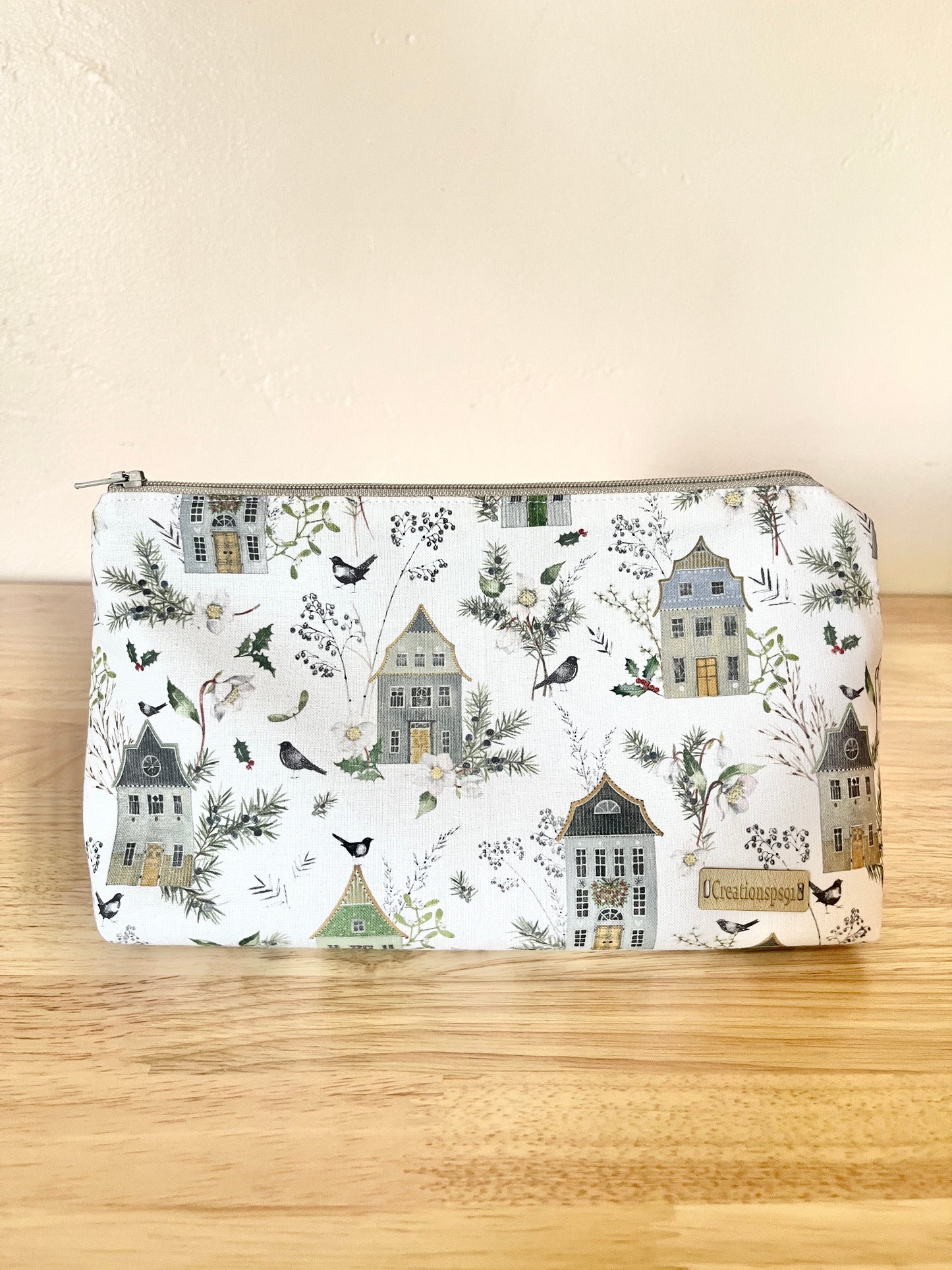 Handmade Makeup  Zipper Pouch