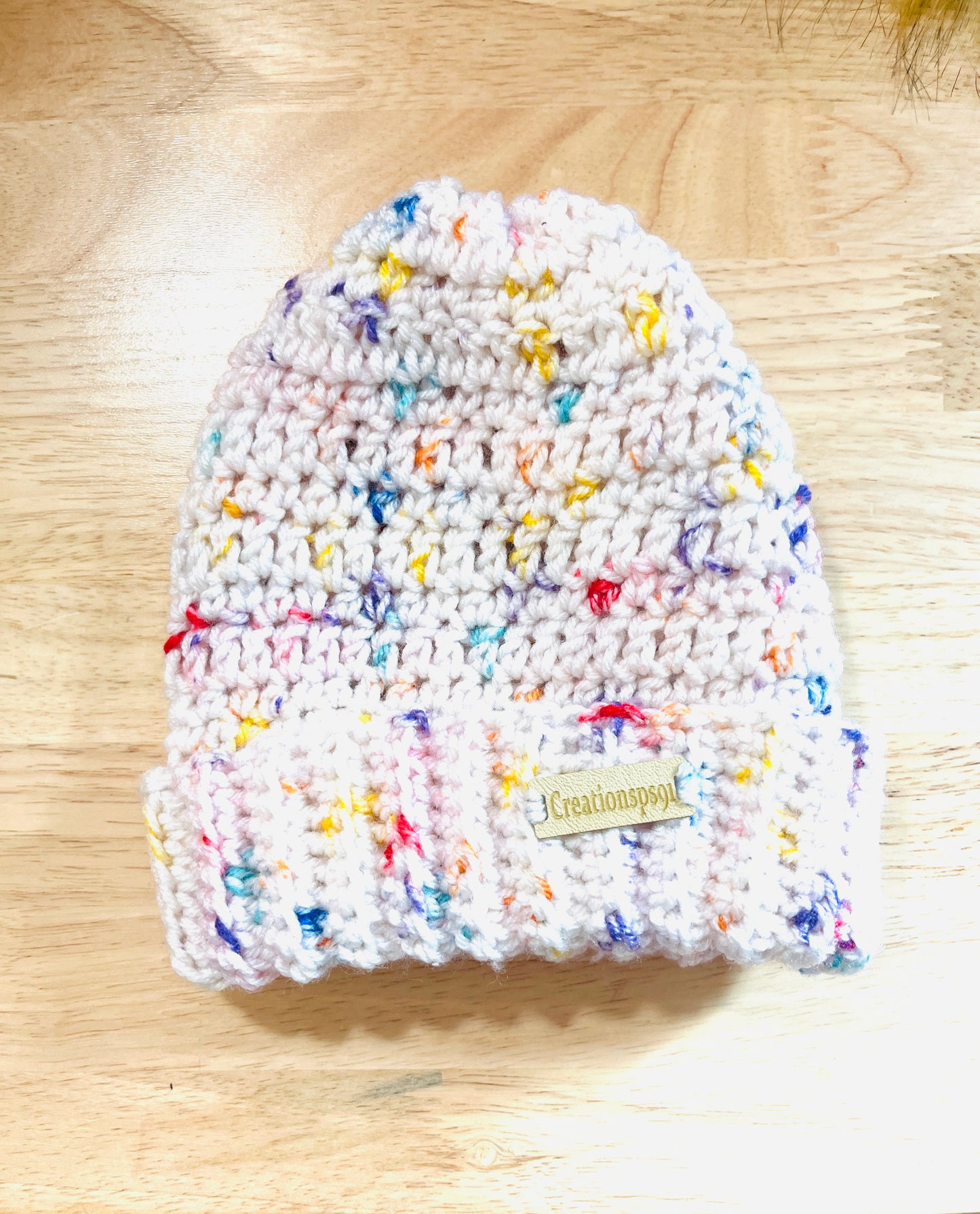 Unsex handmade crochet beanie toddler