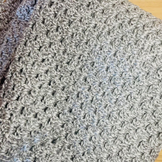 Handmade crochet afghan