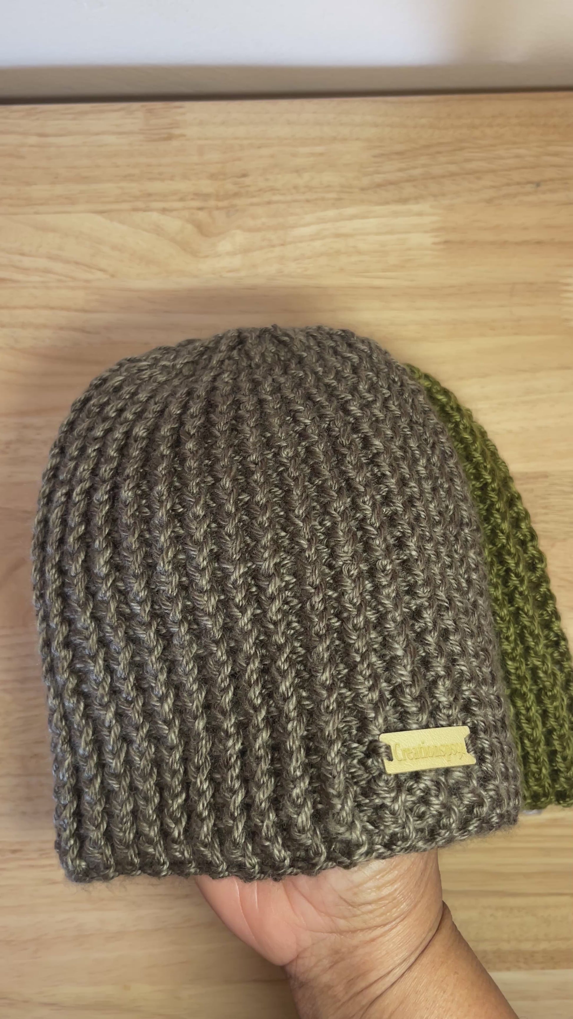 Handmade crochet Unsex beanie , 100% premium acrylic yarn, circumference 22" 9"L, washable and tumble dry